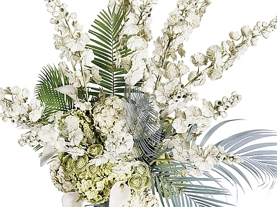 现代轻奢花艺 花瓶 花艺 插花 鲜花 饰品摆件