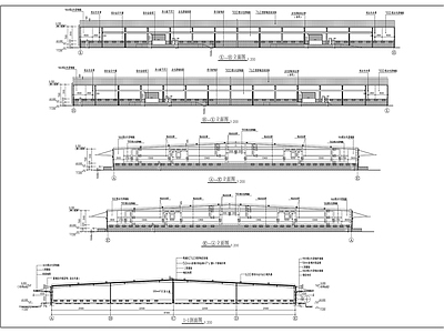 现代产业园建筑 物流园建筑 施工图