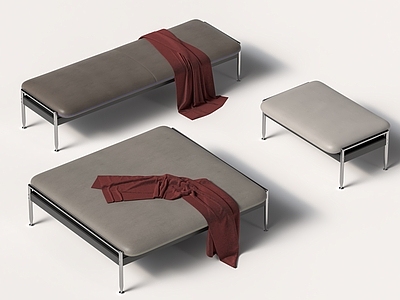 现代复古沙发凳 Cassina 矮踏 矮凳
