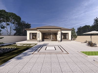 新中式乡村民房 乡村自建房 乡村小院