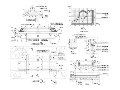 中式庭院 平桥 施工图