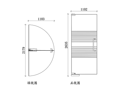 现代门 地弹簧玻璃 地弹簧安装 地弹簧价格 玻璃地弹簧 地弹簧维修 施工图