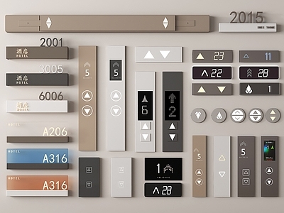开关 电梯按键 电梯屏 电梯按钮 楼层显示器