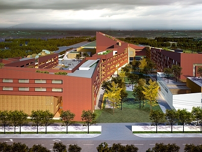 现代学校建筑 学校整体设计
