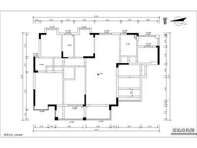 现代整体家装空间 大平层 施工图