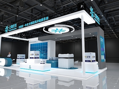 现代其他商业空间 展台