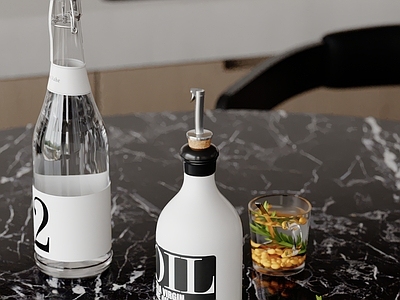 厨房用品 厨房摆件 杯子 啤酒瓶 酒水 厨房用品