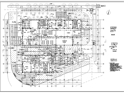 现代其他公共建筑 社区 派出所 施工图