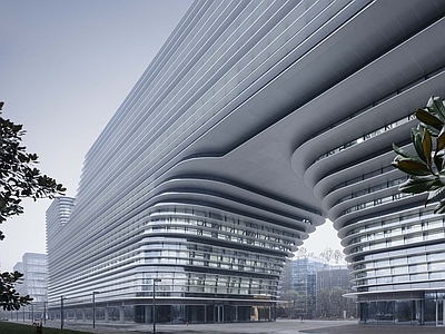 现代产业园建筑 绿城设计 gad 西溪首座 大师设计 完整图纸 施工图