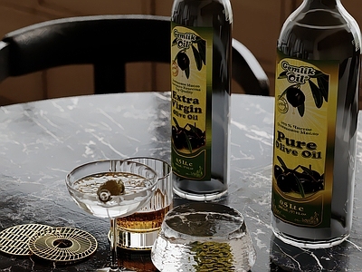厨房用品 厨房摆件 酒瓶 高脚杯 水杯 酒水