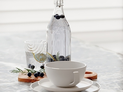 厨房用品 厨房摆件 水杯 高脚杯 咖啡杯 盘