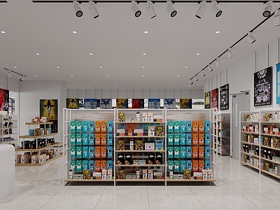 现代其他商业空间 文创店