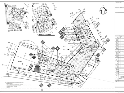 现代博物馆 地质公园现代综合 体装 施工图
