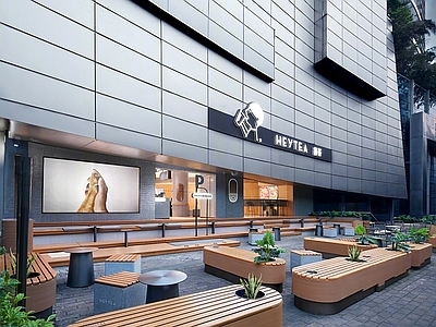 现代门头 现代奶茶店门头门 咖啡奶茶店 咖啡店门头 餐饮门头 商场门头