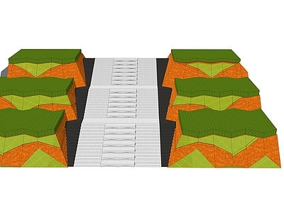 现代台阶景观 台阶