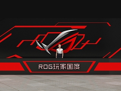 现代其他商业空间 接待台 科技接待处 科技风