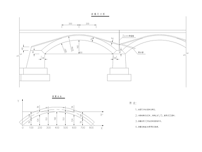 钢结构 石拱 施工图