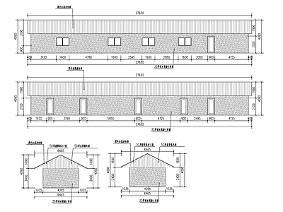 现代其他公共建筑 一层建筑改造 施工图