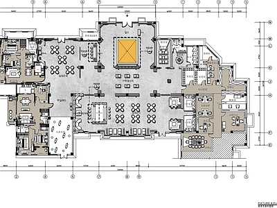 现代欧式售楼处 售楼大厅 样板间 施工图