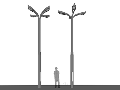 现代简约路灯 现代景观路灯 路灯 景观灯