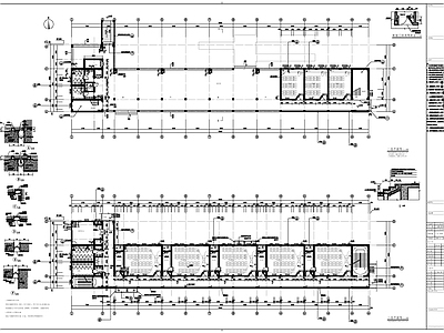 现代学校建筑 教学楼建施图 施工图