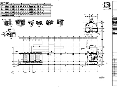 现代学校建筑 大学教学楼建施图 施工图