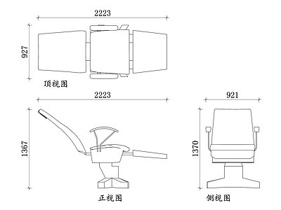现代医院 医院治疗椅 治疗椅 医疗椅 临治疗椅 医疗座椅 施工图