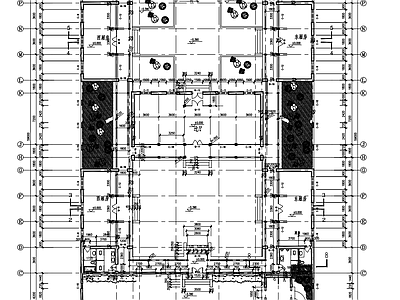 中式四合院 四合院 建筑 施工图