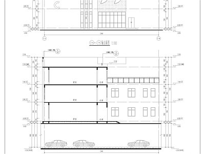 现代幼儿园建筑 施工图