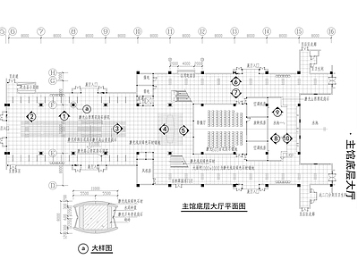 现代博物馆 省博物馆主馆 施工图