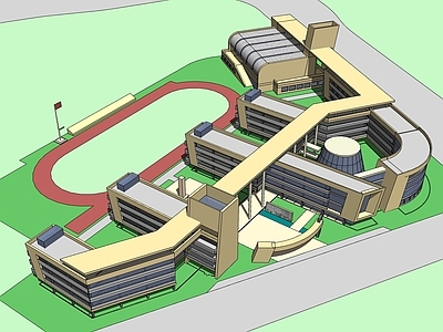 现代学校建筑 学校建筑