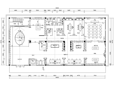 现代售楼处 接待大堂 茶禅会 施工图