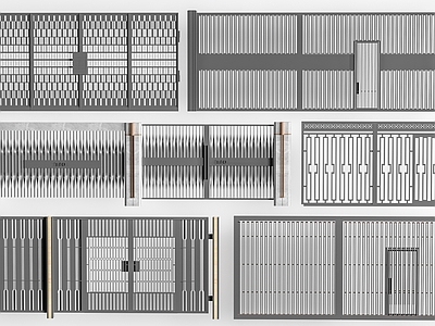 现代其他门 铁艺大 别墅大