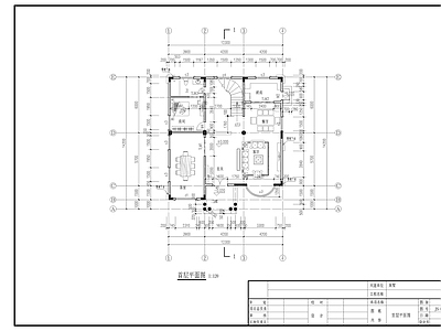 法式欧式别墅建筑 别墅 施工图