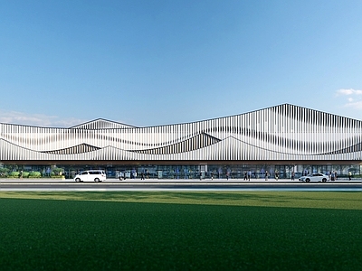 新中式现代其他公共建筑 现代建筑 公共建