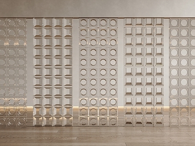 现代隔断 玻璃砖 镂空玻璃砖 隔断墙 玻璃砖隔断 玻璃隔断