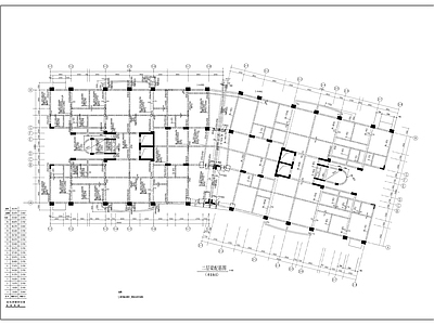 混凝土结构 某高层住宅框架结 施工图