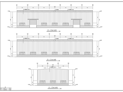 钢结构 20米跨度结 施工图