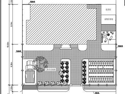 现代其他居住建筑 自建房带院子 施工图