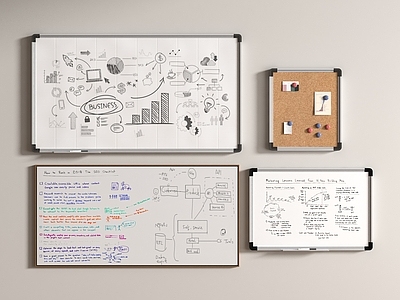 办公用品 白板 墙饰 办公软木墙