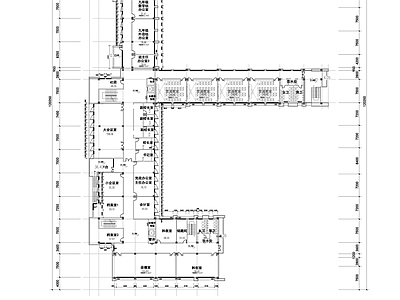 现代学校建筑 小学综合教学楼 施工图