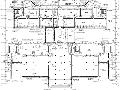 现代学校建筑 大学图书馆 施工图