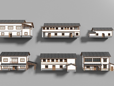 新中式其他建筑外观 新中式农村自建房 民房