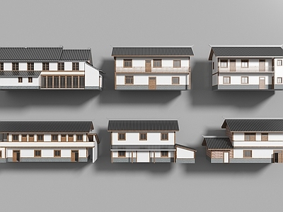 新中式其他建筑外观 新中式农村自建房 民房