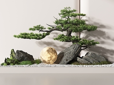 植物堆 植物造景 小品 植物堆 迎客松