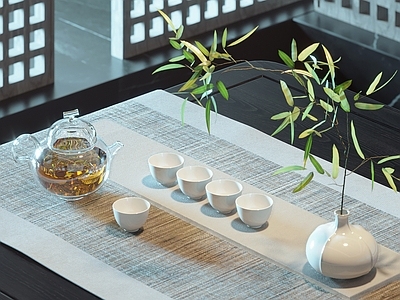 茶具 茶壶 茶杯 花瓶