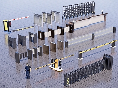 交通配件 道闸 门禁机 安全杆 摆闸 翼闸