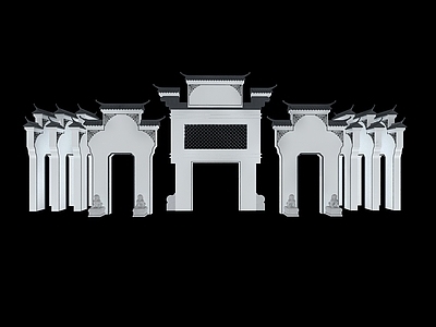 中式古建 古建