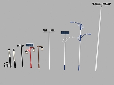 现代其他灯具 路灯合集