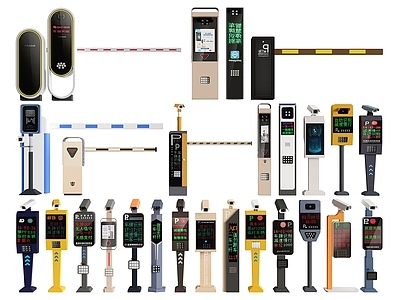 交通配件 车辆识别机 车辆闸机 车挡 停车场入口摄像头 车辆摄像机